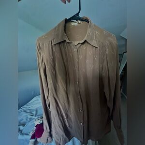 Valentino 100% Silk button down